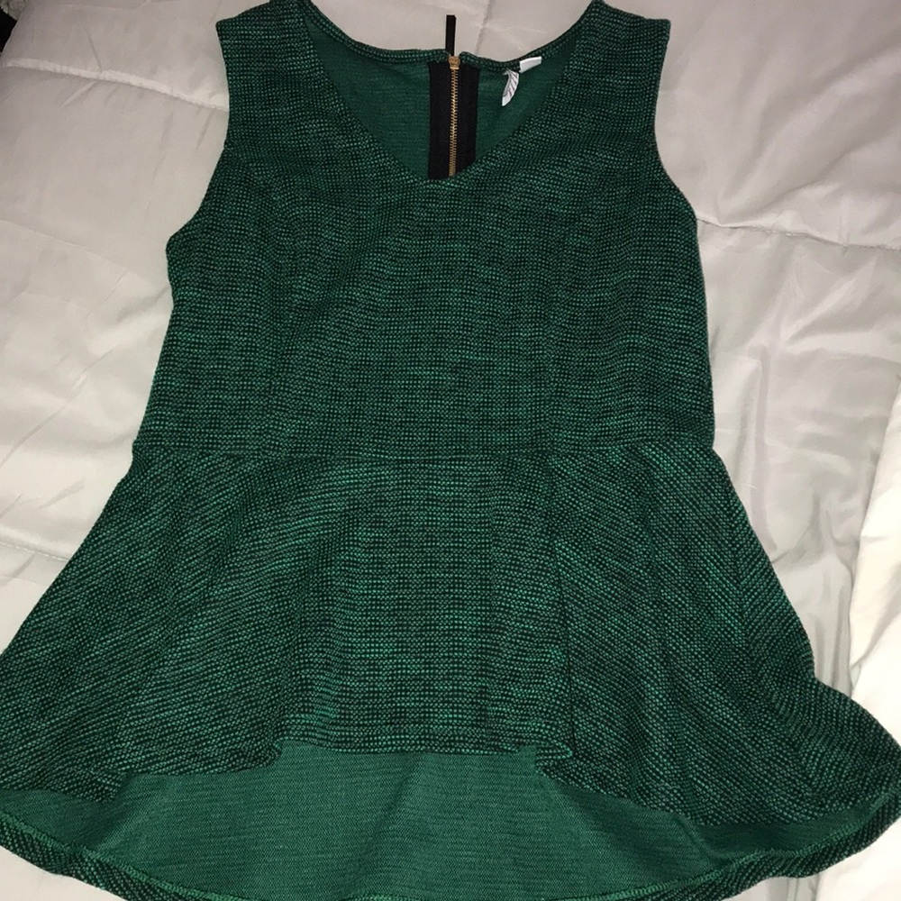 Peplum tank top